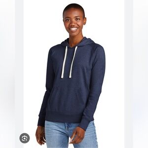 Navy Blue Women's Hoodie Top